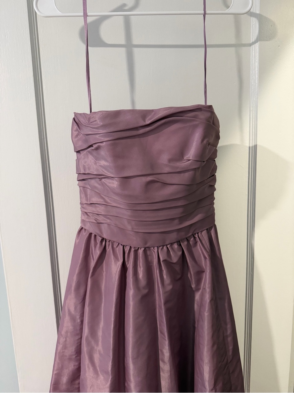 Victor Costa 70s Strapless Taffeta Evening Gown - Picture 3 of 16